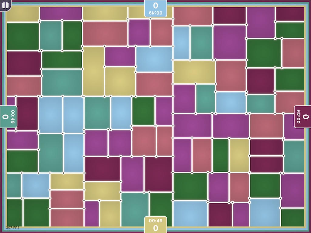 Funtapstic gameplay screenshot - Two Color Palettes